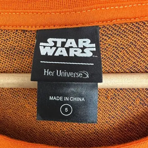 Her Universe Star Wars Galactic Empire Cropped Sweatshirt Top Womens Size 5