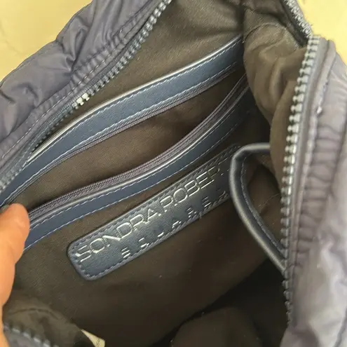 Sondra Roberts Sondra Robert’s purse Navy Quilted puffer Tote Bag crossbody striped nautical