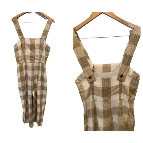 Gal Meets Glam COLLECTION Bailey Cross Back Jumpsuit Size US/2