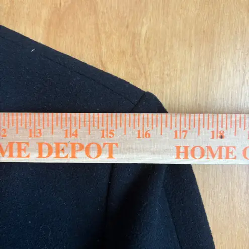 Harvé Benard Harve Benard by Benard Holtzman Black Wool Blend Jacket Size 10 Cropped Blazer