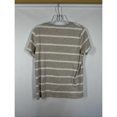 Polo Ralph Lauren Women large stripe V neck T Shirt top size large