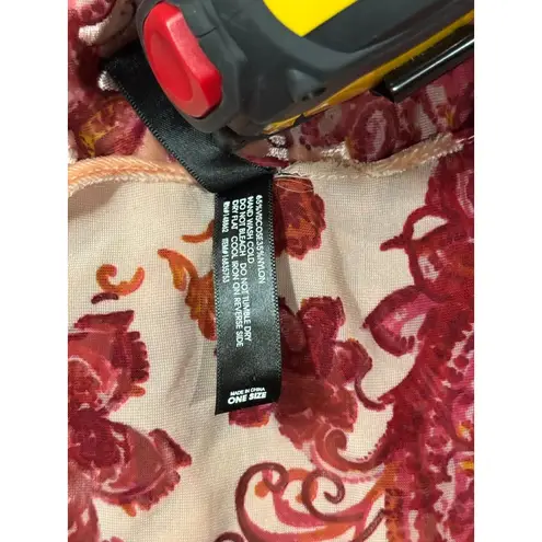 Torrid NEW  Velvet Burnout Pink Red Whimsy Goth Fairy Kimono Cardigan Shawl Sheer