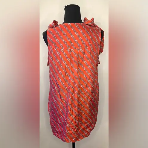 Julie Brown - Red and white with rope knots detail tank top Size 10