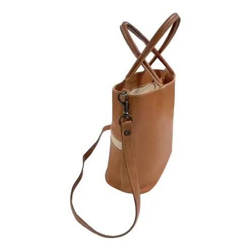 GUIA'S Medium Tan Leather Crossbody Bag