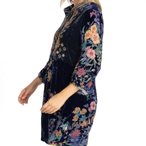 Johnny Was Bouquet Velvet Burnout Gweneth Dress NWT