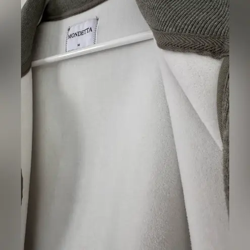 Mondetta Gray Soft Fleece Zip-Up Hoodie Size Medium