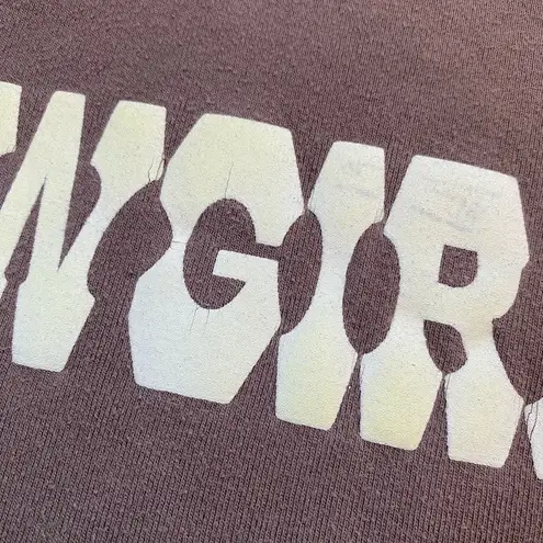 Brandy Melville Y2K John Galt Distressed Cowgirl Crop Top Size XS/S