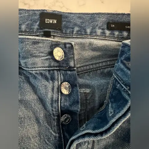 Edwin Womens Cai Classic Straight Button Fly Jeans Size 24
EUC Blue