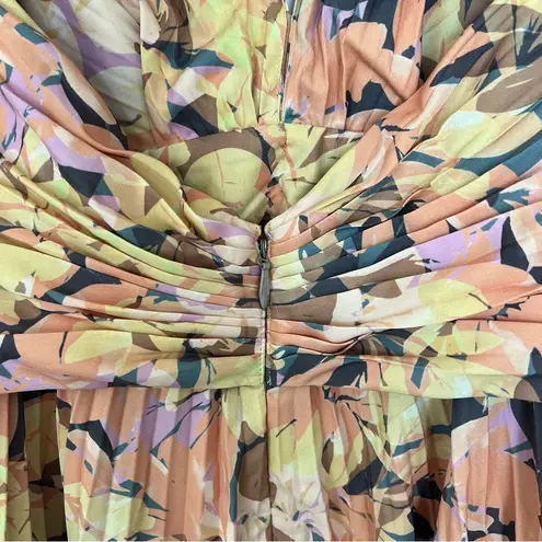 Acler Palms Dress in Kaleidoscope Floral Yellow