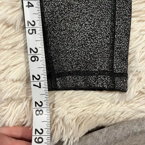 Lululemon  Size 4 Speed Up Tight 28" Luminosity Foil Print Black Silver thumbnail 10
