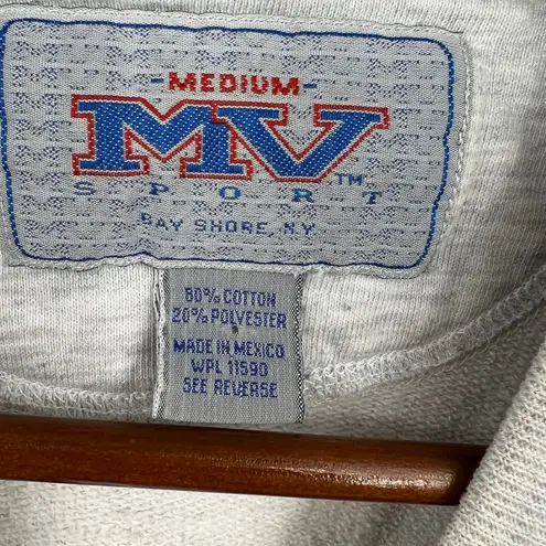 MV Sport Vintage SUNY Potsdam gray pullover cozy sweatshirt unisex size medium