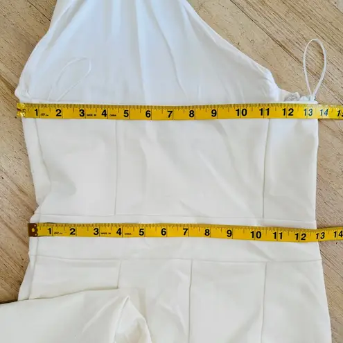 Alieva Modern Jumpsuit Off White One Arm Jumpsuit size S NWT