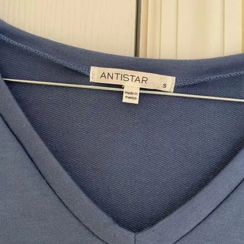 Antistar Like New Cute Cropped boxy tee In Beautiful blue Color Size small By