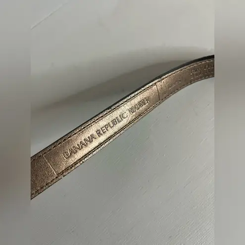 Banana Republic Madmen Cheetah Print Dyed Real Animal Fur Leather Vintage Belt S