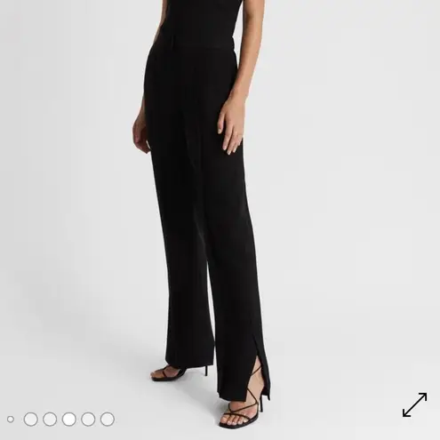 Reiss NEW Kali Leather Strappy Square Toe Wrap High Heel Sandals Black Size 8.5