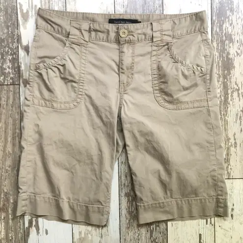 Calvin Klein Jeans  khaki Bermuda shorts size 12