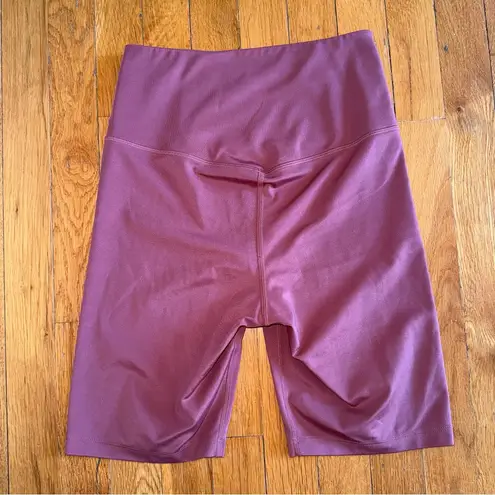 Girlfriend Collective Biker Shorts Mauve Plum Medium