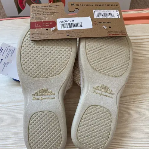 Dearfoams Ombre Stripe Pool Slide Slippers