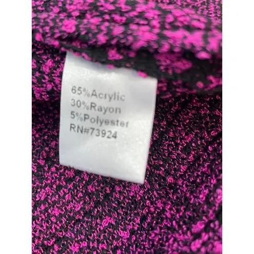 Ming Wang Jacket XS Pink Tweed Embroidered Office Old Money Preppy NWOT