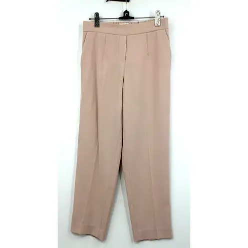 Babaton Ateler Pant Cohen Size 2 Pink Tan Pull-On High Rise Fleece Slim Women