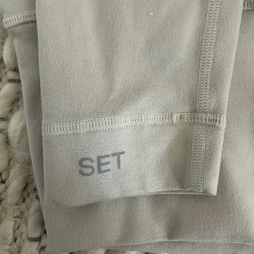 Set Active  Seamless Beige Leggings