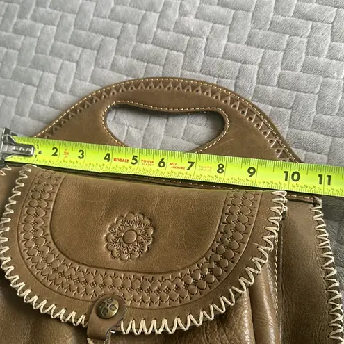 Patricia Nash Sage Green
Distressed Leather Stitch Trim
Detach Strap Hobo Bag