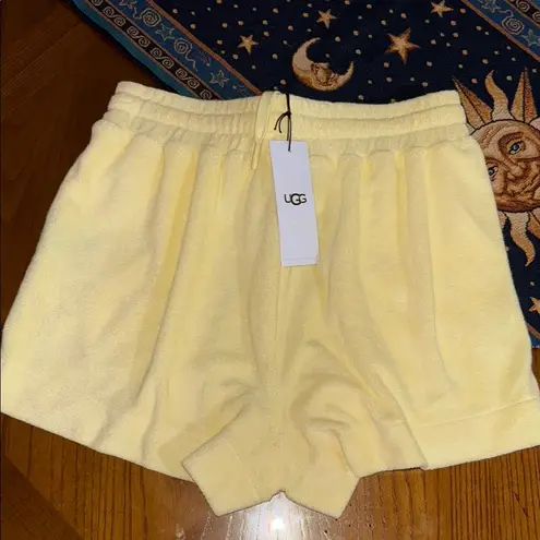 UGG  Women's Yellow Terry Shorts