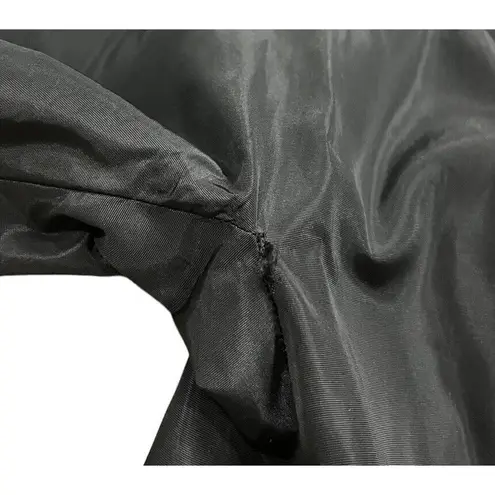 VTG B. Altman & Co Women’s Blazer Black Jacket XL Satin Ruffles Fifth Ave Career