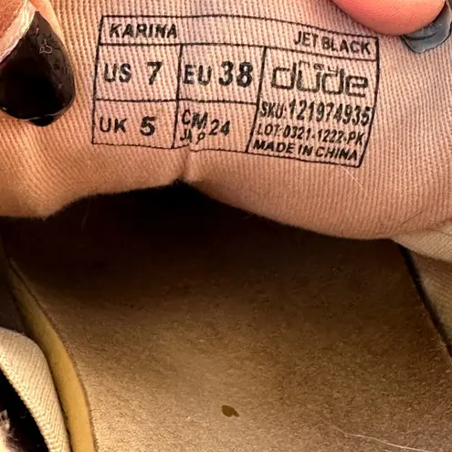 Hey Dude Karina Slip On Sneakers Lace Low Top Casual Canvas Black Pink 7