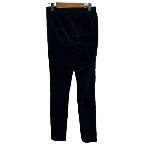 Rosemunde Copenhagen Skinny Pant Deep Blue Velvet Pull On Tapered Size 34 US 4