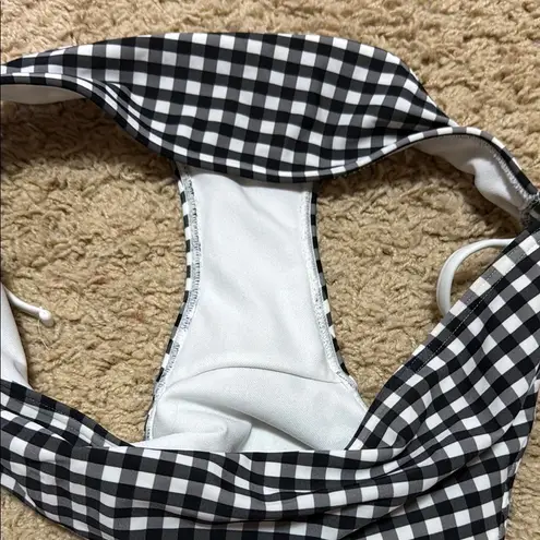 Abercrombie & Fitch Black and White Checkered Bottoms - Image 5