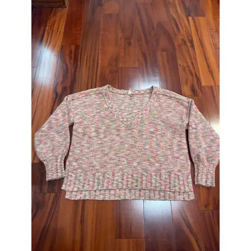 Anthroplogie Pilcro Deep V Neck sweater Small