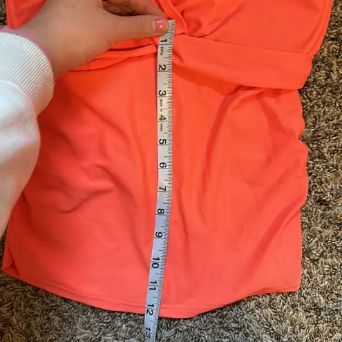 Athleta  Swim Tankini Coral Orange 32 D/DD