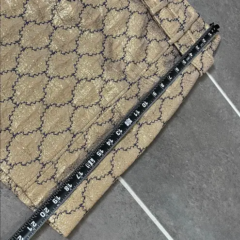 Prada  Metallic Damask cloque skirt EU 40 size 8 thumbnail 7