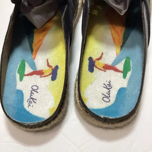 Olukai Kaula ‘olu ’ili back leather women’s espadrilles