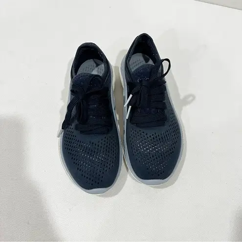 Crocs  LiteRide RW 206705 Sneakers Blue/Navy/Gray Size 5 Women Waterproof