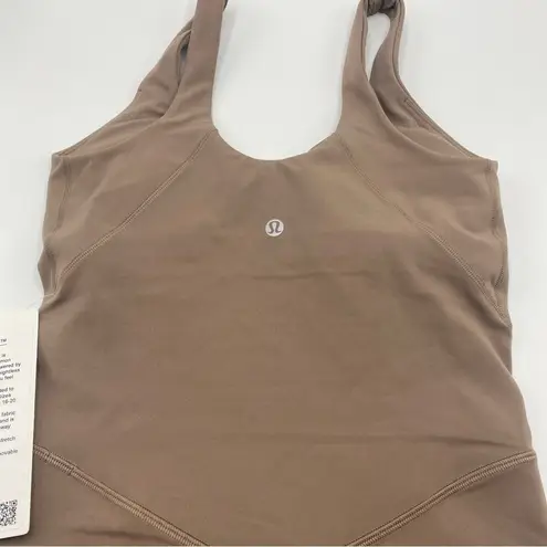 Lululemon  Align Bodysuit 6” Weightless Nulu Fabric Brown 4