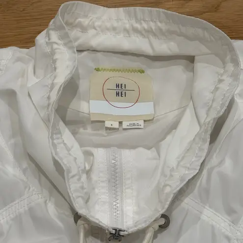 Anthropologie Hei Hei  Jacket Lace Eyelet White Lightweight‎ Bohemian Size S EUC