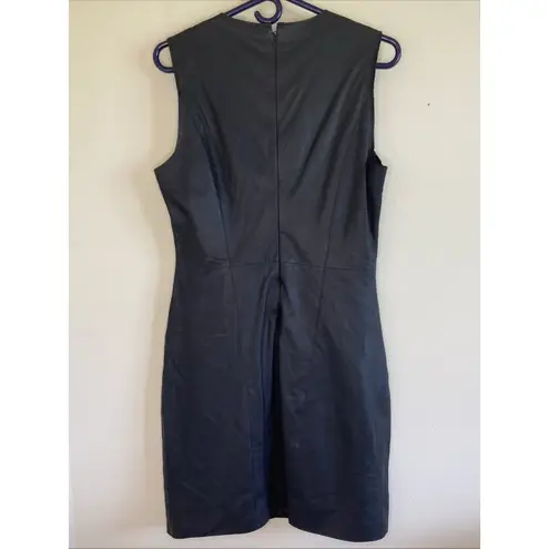 Vintage VTG SAS Sportswear Black Leather Dress Cowgirl Western Retro Femme 10