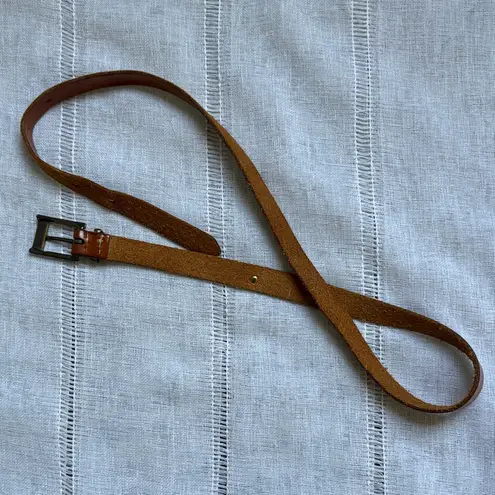 Levi Strauss Vintage Slim Cognac Brown Leather Belt.