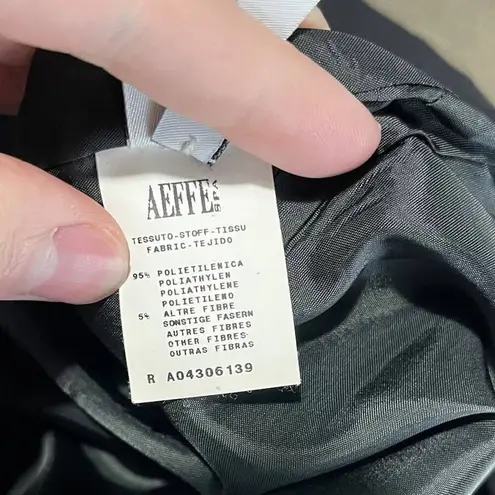 Moschino CHEAP AND CHIC Dress Women Size 6 Black Bateau Neckline Mini Ruffled