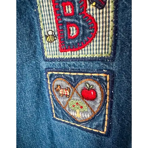 White Stag Vintage Teacher Denim Overall Dress