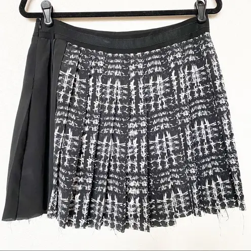 Max & Co. Pleated Gonna Jupe Falda Rock Etek Skirt Size Large Black