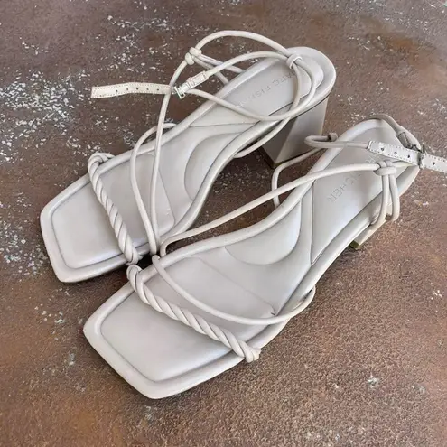 ZARA Marc fisher beige strappy heels 
Basically new