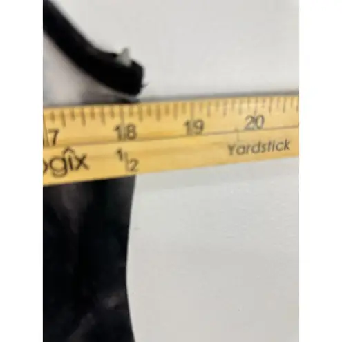 P & Rose Jumpsuit Small Black White Tie Dye Wide Leg Pockets Boho Festival Beach