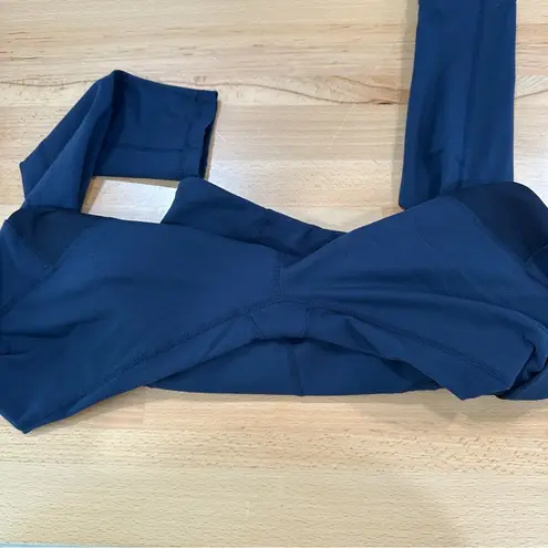 Buffbunny Athena High Rise Full Length Leggings Navy Blue Size Small