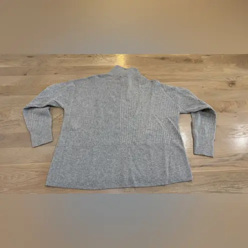 Summersalt The Luxe Cashmere Blend Funnel Neck Sweater wolf gray size XL