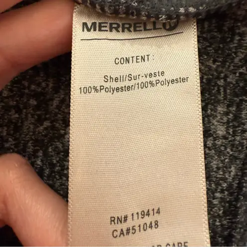 Merrell Zaida Full Zip Fleece Hooded Cozycore Jacket Women’s Medium Heather Gray