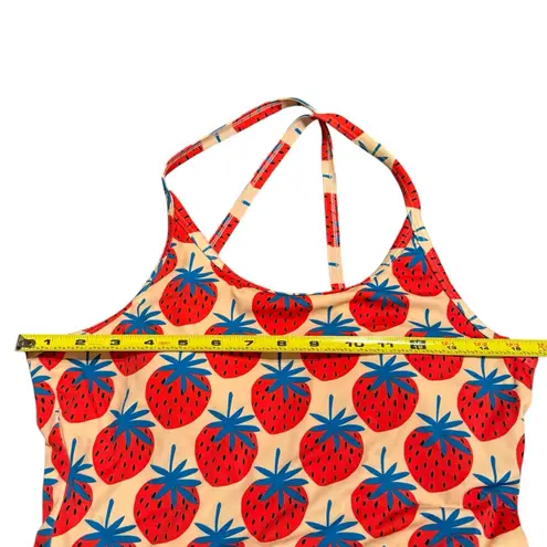 Hanna Andersson Women’s Size M One Piece Swimsuit Strawberry Print Cute Preppy Red Size M
