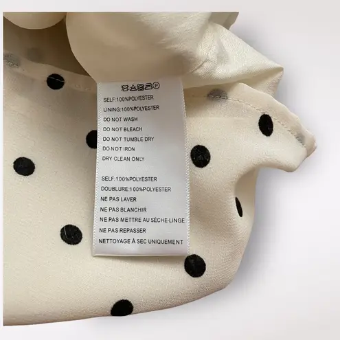 Urban Outfitters  Willow Plunging Polka Dot mini Short Dress Size‎ Small